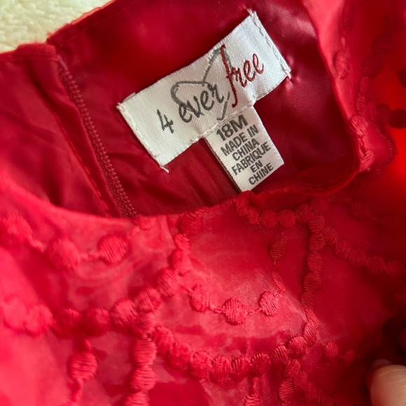 Baby Red Dress - Picture 3 of 3